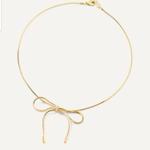 *Jillian* Bow Tie Necklace - Picture 3 of 7